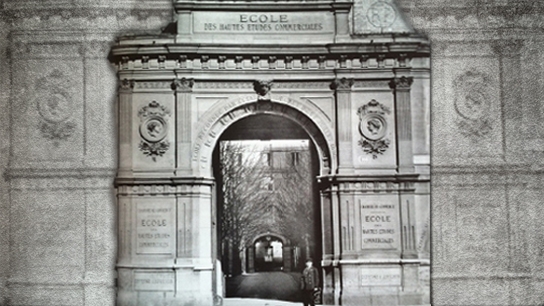 HEC Paris history: 1900- The HEC Business School, rue de Tocqueville