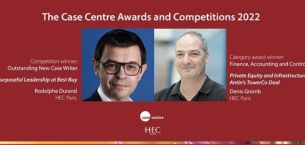 巴黎HEC新闻: 新闻 | HEC Rodolphe Durand和Denis Gromb两位教授获得“案例研究届奥斯卡”2022年度奖