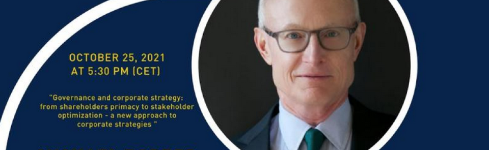 巴黎HEC新闻: HEC Talks |（附录像） Michael Porter：从股东至上到利益相关者的优化——企业战略的新方法