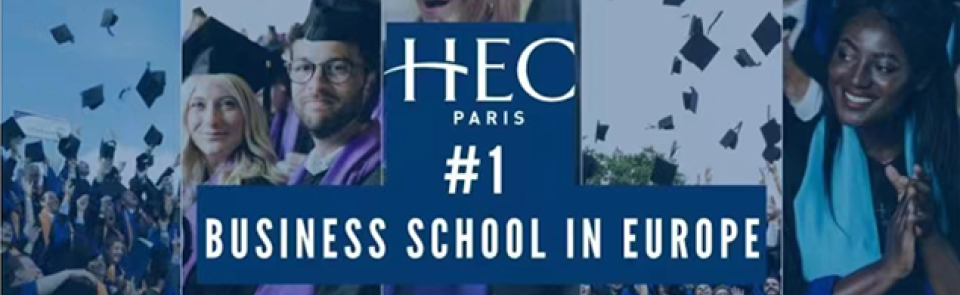 巴黎HEC新闻: 捷报 | HEC位居《金融时报》2023年欧洲商学院排名榜首，QS 2024年全球MBA及商科硕士五项中三项名列前茅 ！