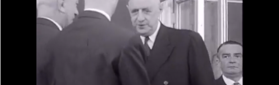 HEC Paris history: Inauguration of the campus by General de Gaulle